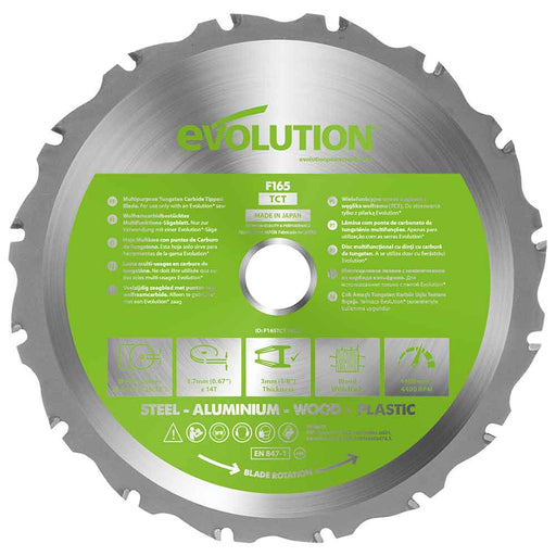 Tarcza wielomateriałowa Evolution 165 mm 14T