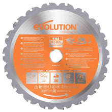 Tarcza TCT wielomateriałowa Evolution 185 mm 20T