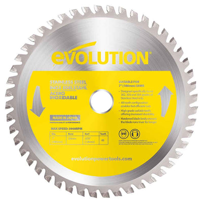 Tarcza TCT do cięcia stali INOX Evolution 180 mm 48T