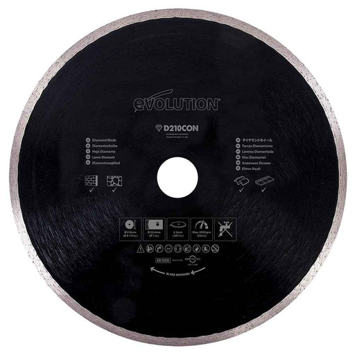Tarcza diamentowa Evolution 210 mm