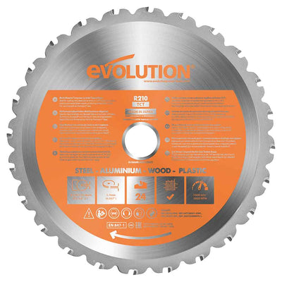 Tarcza TCT wielomateriałowa Evolution 210 mm 24T