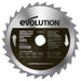 Tarcza TCT do cięcia drewna Evolution 210 mm 30T