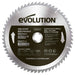 Tarcza TCT do cięcia cienkiego drewna Evolution 255 mm 60T