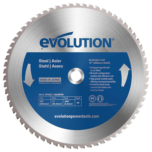 Tarcza TCT do cięcia metalu Evolution 355 mm 66T