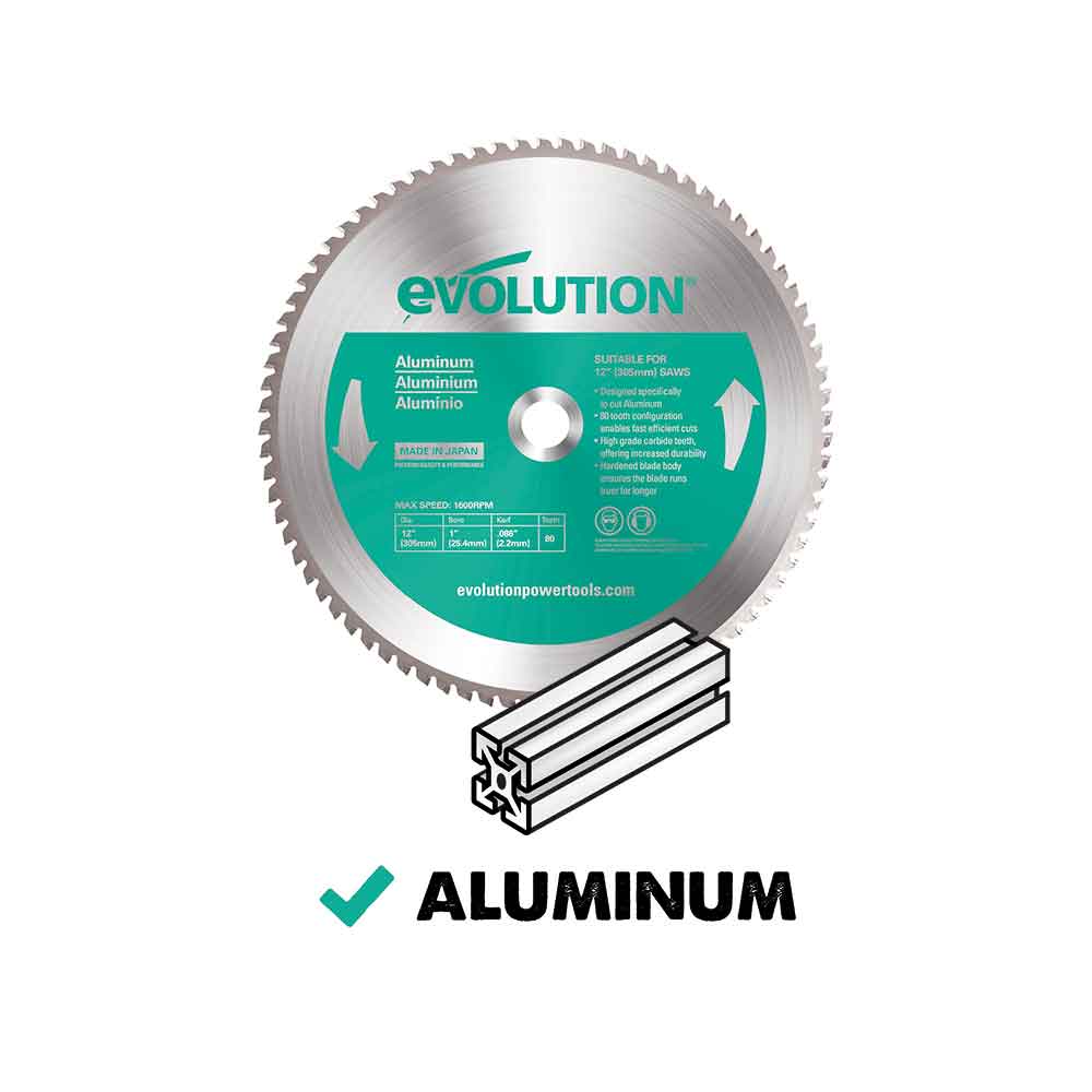 Tarcza TCT do aluminium Evolution 185 mm 60T