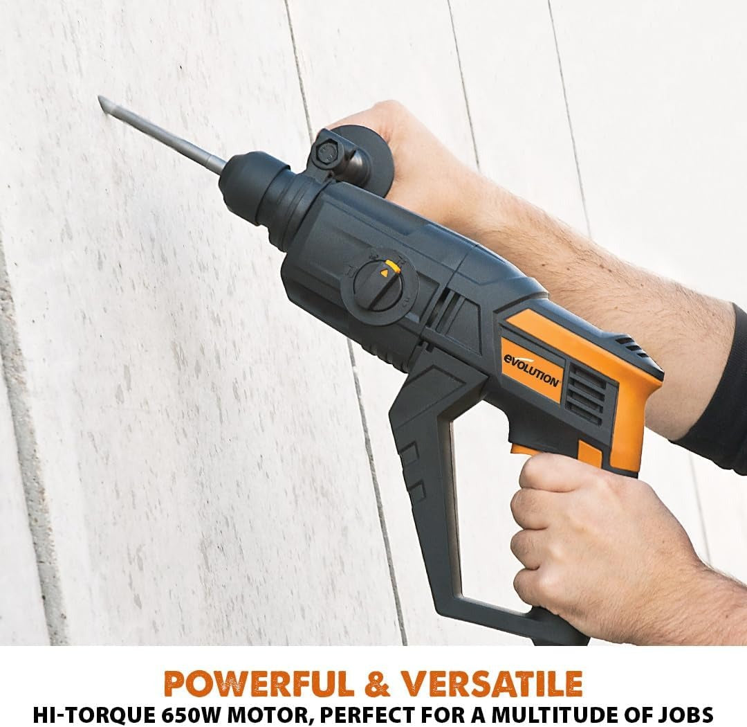 Czterofunkcyjna młotowiertarka SDS Evolution SDS4-800 z akcesoriami