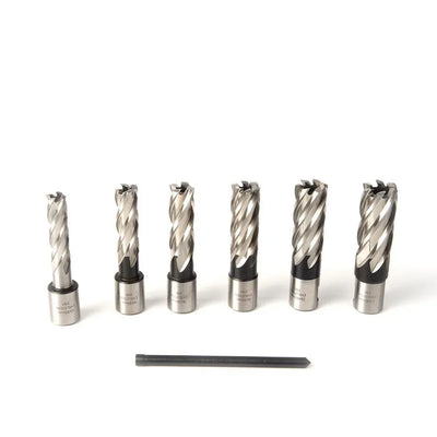 Zestaw 6 rdzeni 12mm 14mm 16mm 18mm 20mm 22mm, długość 50mm + kołki centrujące Evolution