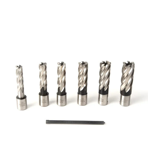 Zestaw 6 rdzeni 12mm 14mm 16mm 18mm 20mm 22mm, długość 50mm + kołki centrujące Evolution