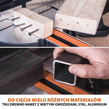 Piła ukośnica Evolution R255SMS+ 255 mm z wielomateriałową tarczą TCT