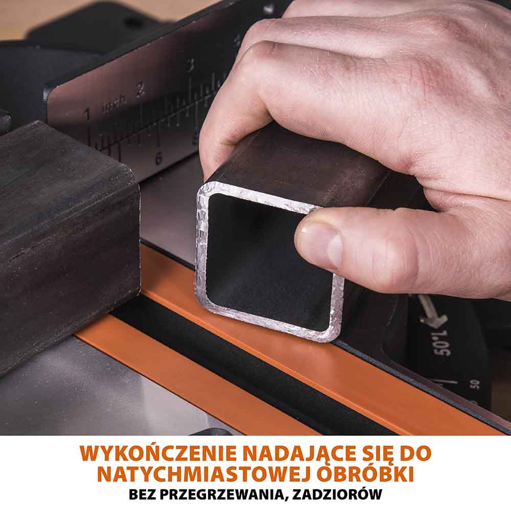 Piła ukośnica Evolution R255SMS+ 255mm z wielomateriałową tarczą TCT + stojak XL