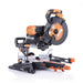 Piła ukośnica Evolution R255SMS-DB+ 255 mm z wielomateriałową tarczą TCT