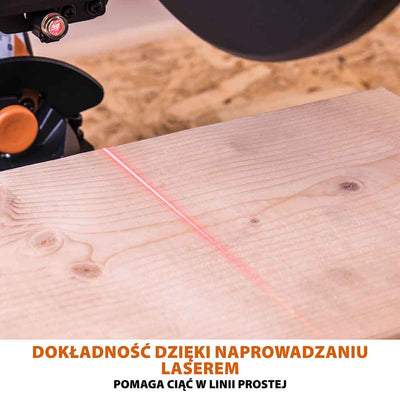Piła ukośnica Evolution R255SMS-DB+ 255 mm z wielomateriałową tarczą TCT + stojak