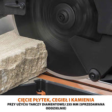 Piła ukośnica Evolution R255SMS-DB+ 255 mm z wielomateriałową tarczą TCT + stojak XL