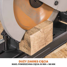 Przecinarka do metalu Evolution R355CPS 355 mm z tarczą wielomateriałową + stojak