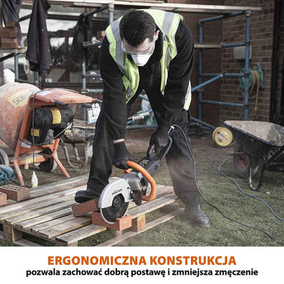 Elektryczna przecinarka tarczowa do betonu Evolution R230DCTX 230 mm (bez tarczy)