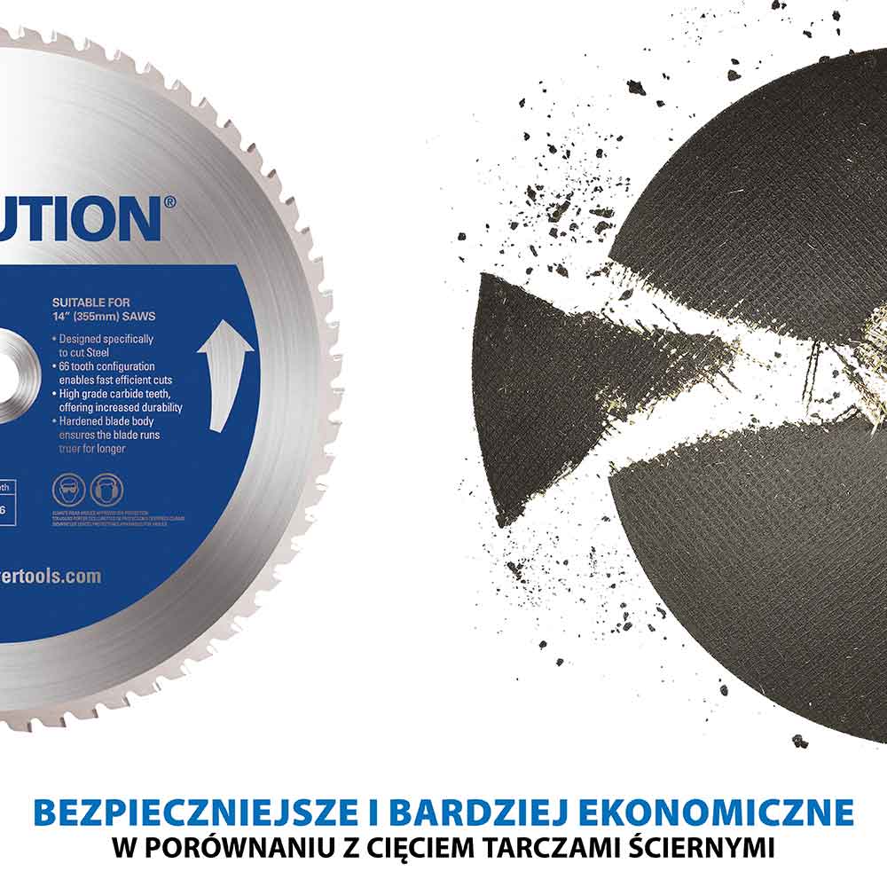 Pakiet przecinarka do metalu Evolution S355CPS + Evolution S28MAG