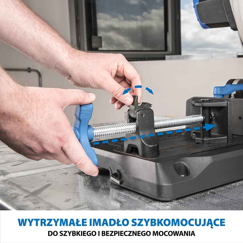 Przecinarka do metalu Evolution S355CPS 355 mm z tarczą do cięcia metalu + stojak