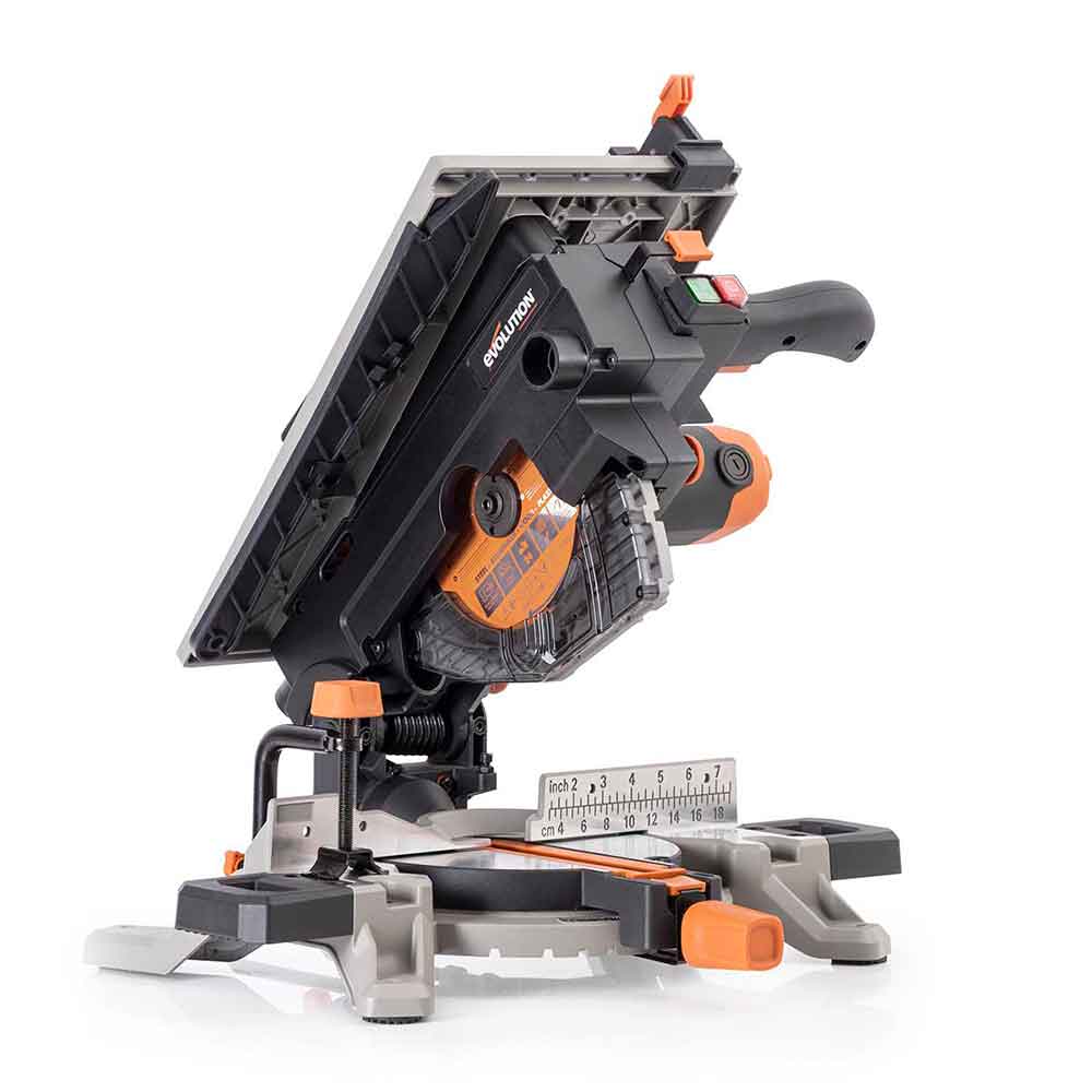 Piła ukośnica/stołowa Evolution R210MTS-G2 210 mm z wielomateriałową tarczą TCT