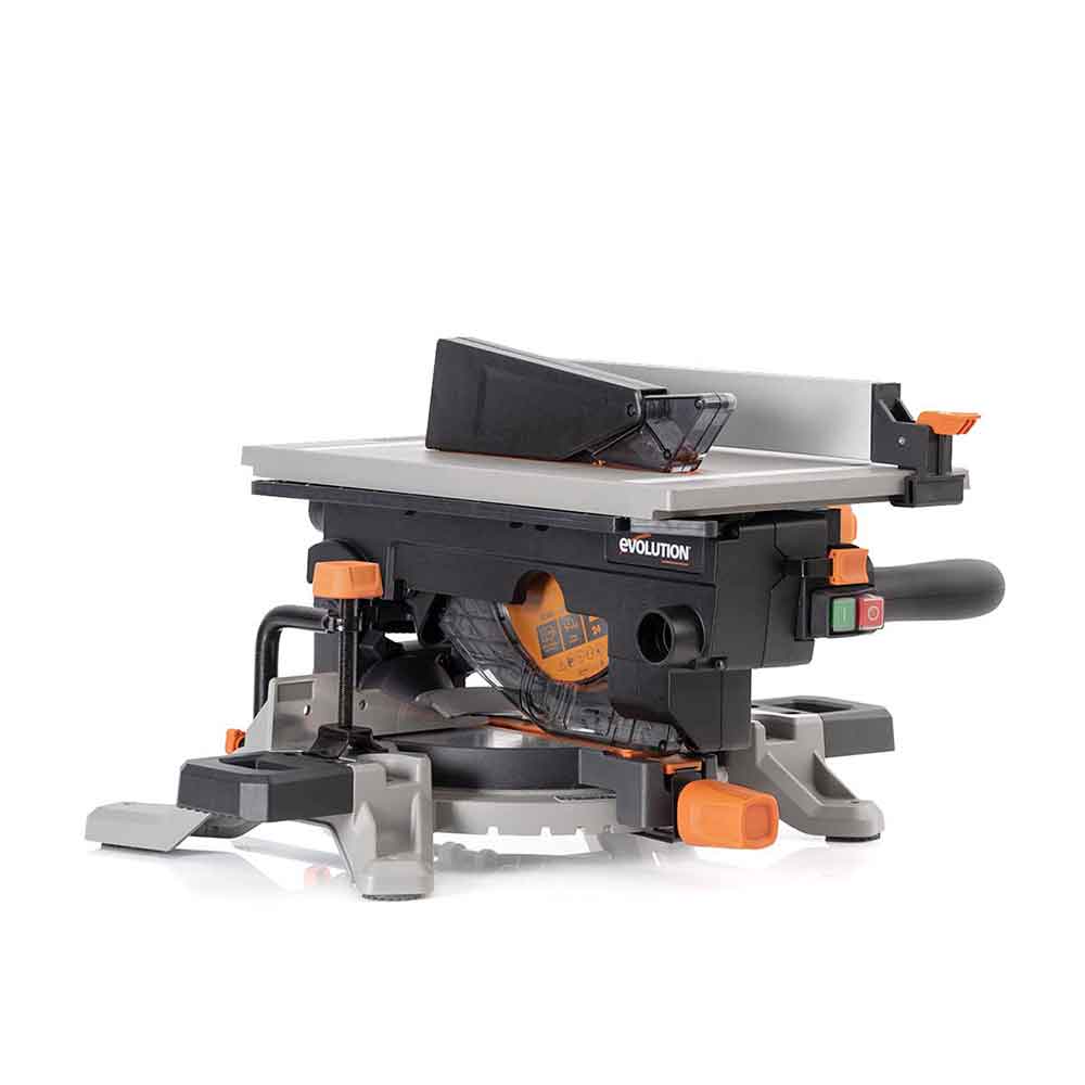Piła ukośnica/stołowa Evolution R210MTS-G2 210 mm z wielomateriałową tarczą TCT