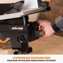 Piła ukośnica/stołowa Evolution R210MTS-G2 210 mm z wielomateriałową tarczą TCT