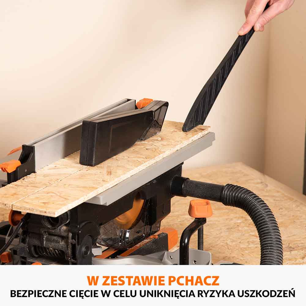 Piła ukośnica/stołowa Evolution R210MTS-G2 210 mm z wielomateriałową tarczą TCT