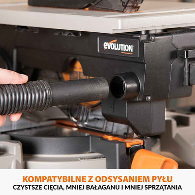 Piła ukośnica/stołowa Evolution R210MTS-G2 210 mm z wielomateriałową tarczą TCT