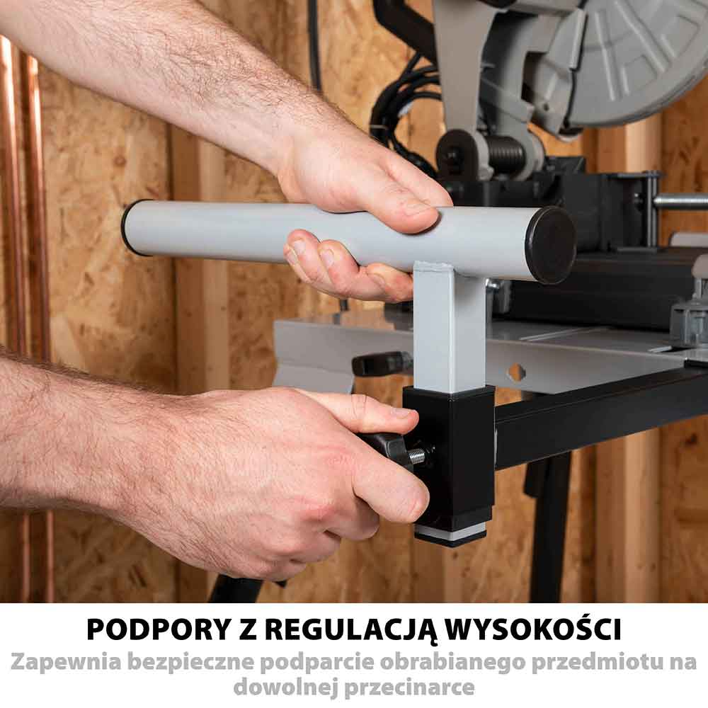 Przecinarka do metalu Evolution R355CPS 355 mm z tarczą wielomateriałową + stojak