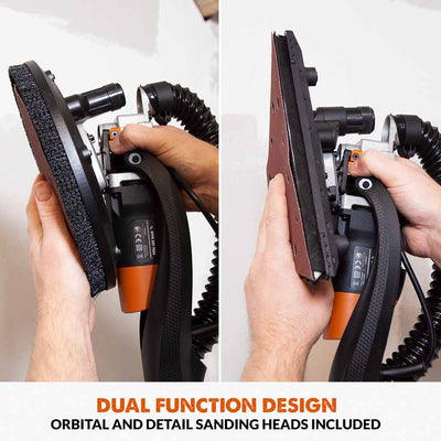 Szlifierka do gipsu Evolution R225DWS-T z teleskopowym ramieniem