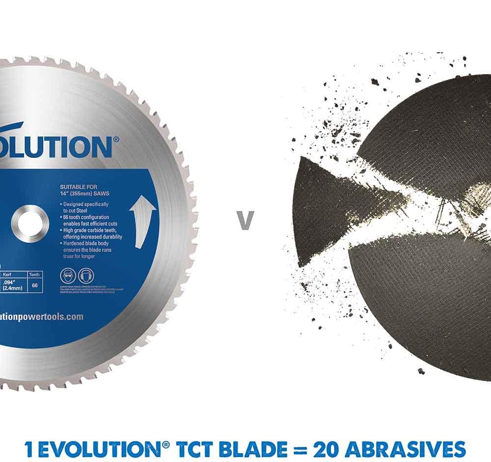 Tarcza TCT do cięcia metalu Evolution 185 mm 40T