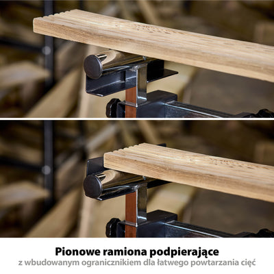 Akumulatorowa piła ukośnica R255SMS-DB-Li 18V EXT Li-Ion 255 mm z wielomateriałową tarczą TCT + stojak XL