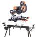 Piła ukośnica Evolution R255SMS-DB+ 255 mm z wielomateriałową tarczą TCT + stojak XL