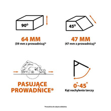 Piła tarczowa Evolution R185CCSX+ 185mm + Szyna prowadząca ST2800-G2 1,4m (1400 mm x 2)