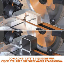 Akumulatorowa piła ukośnica Evolution R185SMS-Li 18V EXT Li-Ion 185 mm z wielomateriałową tarczą TCT