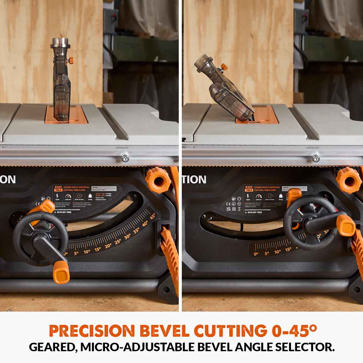 Piła Stołowa Evolution R255TBL+ 255 mm z tarczą do cięcia wielu materiałów