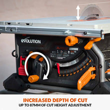 Piła Stołowa Evolution R255TBL+ 255 mm z tarczą do cięcia wielu materiałów