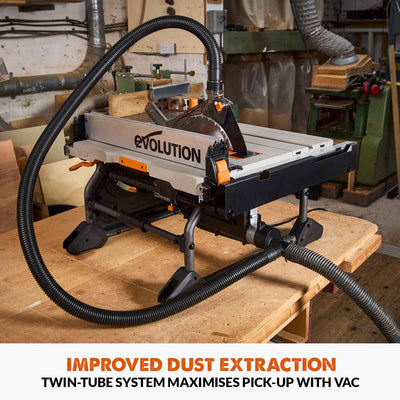 Piła Stołowa Evolution R255TBL+ 255 mm z tarczą do cięcia wielu materiałów