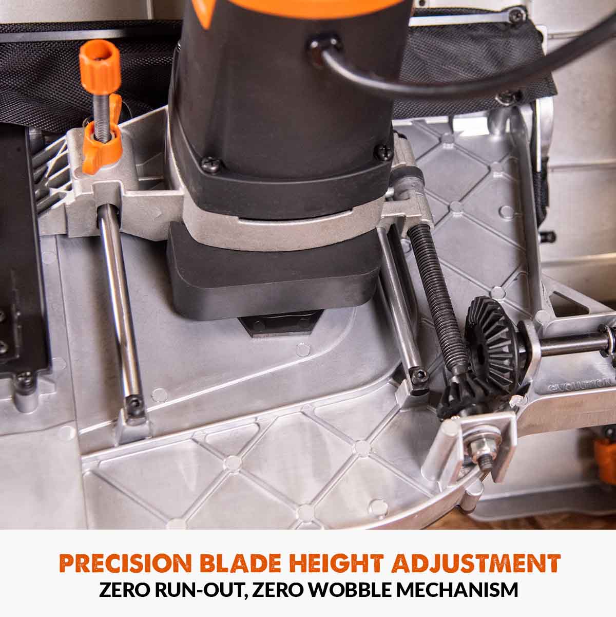 Piła Stołowa Evolution R255TBL+ 255 mm z tarczą do cięcia wielu materiałów