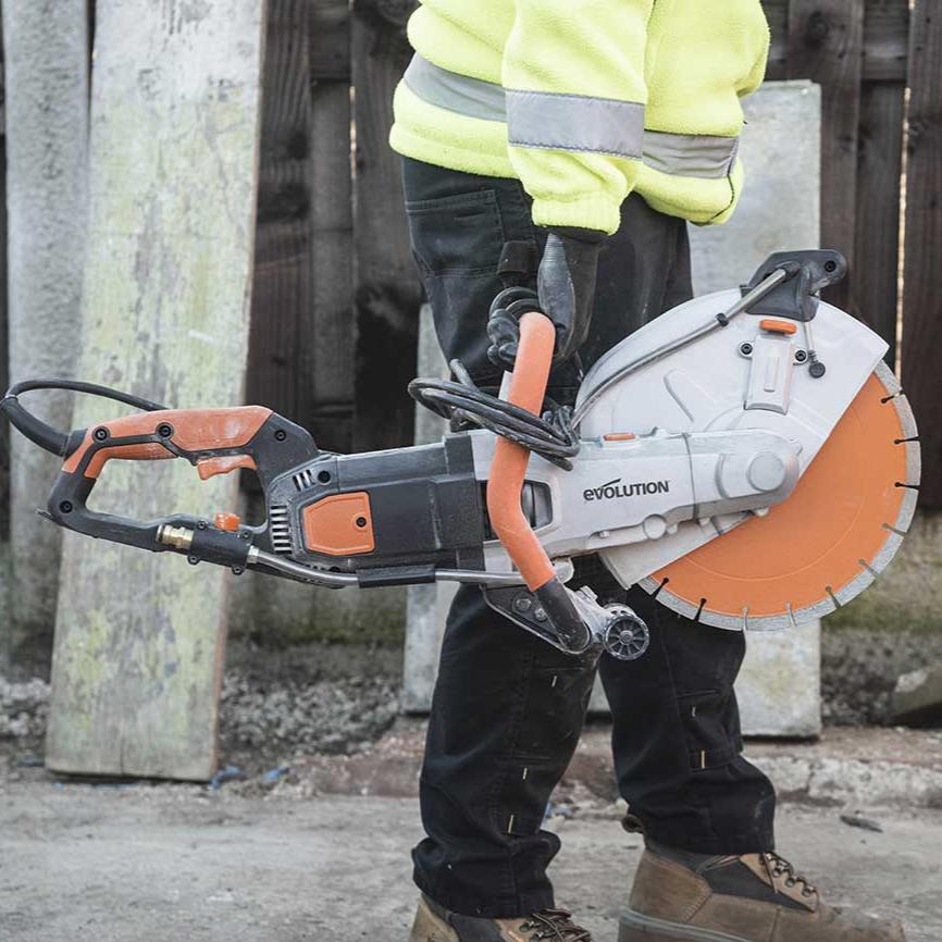 Tarcza diamentowa Evolution 300 mm Premium z wysoką koncentracją diamentu, segmentową krawędzią i otworem