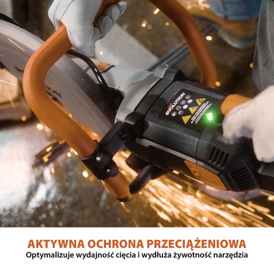 Elektryczna przecinarka tarczowa do betonu Evolution R350DCT 350 mm z tarczą diamentową