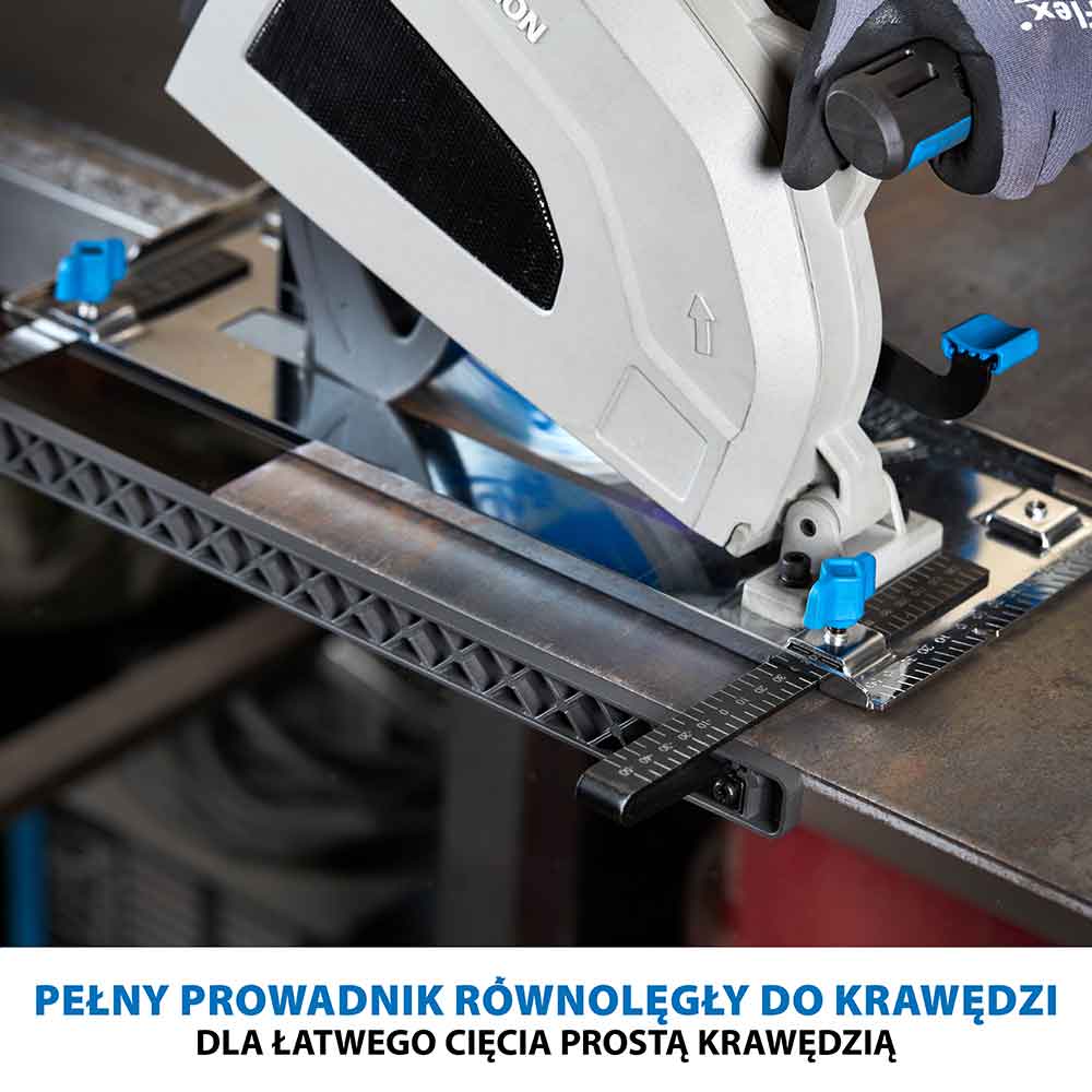Piła tarczowa Evolution S210CCS 210mm + Szyna prowadząca ST1400-G2 1,4 m (700 mm x 2)