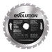 Piła widiowa TCT do cięcia drewna Evolution 185mm / 24z do pił ukośnych