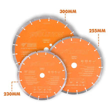 Tarcza diamentowa Evolution 300 mm Premium z wysoką koncentracją diamentu, segmentową krawędzią i otworem