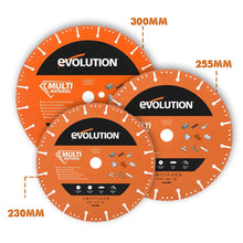 Tarcza diamentowa Evolution 230 mm do cięcia wielu materiałów