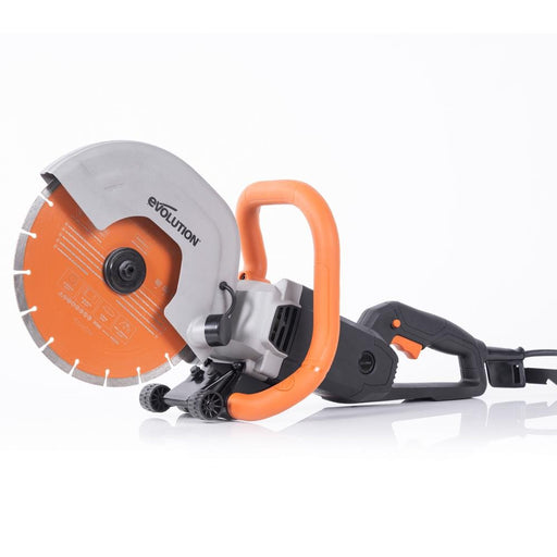 Elektryczna przecinarka tarczowa do betonu Evolution R255DCT 255 mm z tarczą diamentową