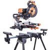 Piła ukośnica Evolution R255SMS-DB+ 255 mm z wielomateriałową tarczą TCT + stojak
