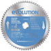Tarcza TCT do cięcia cienkiej stali Evolution 255 mm 70T